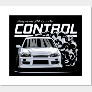 Keep everything under control (white) Posters and Art